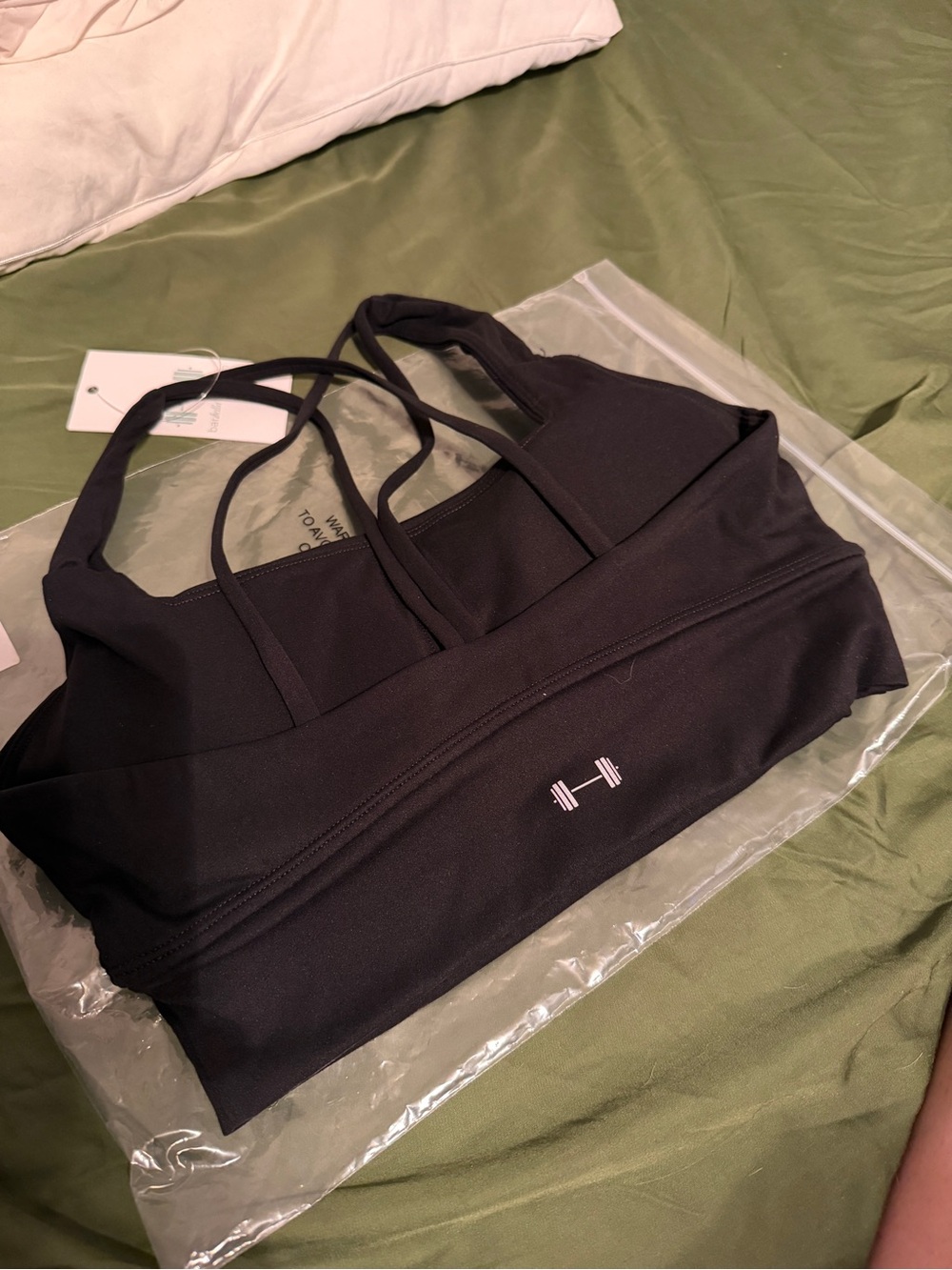 Barbella Box Revolutionary Black Strappy Sports Bra